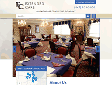 Tablet Screenshot of extendedcarellc.com